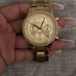 Gold Michael Kors watch